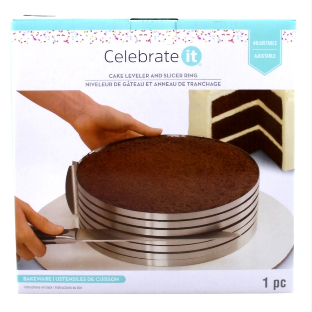Celebrate It Cake Leveler and Slicer Ring